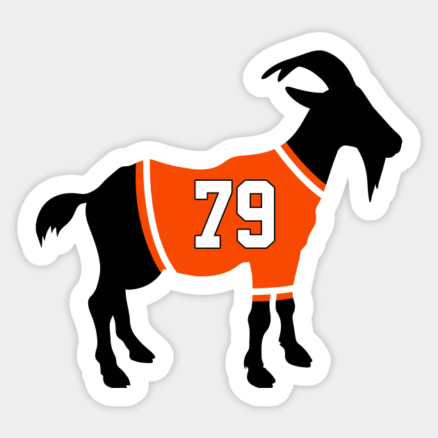 Carter Hart Philadelphia Flyers Jersey GOAT Sticker by cwijeta